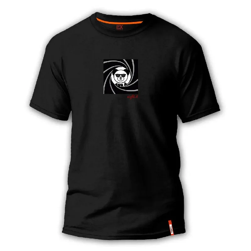 Relaxed Clothing Eight X The Spy graphic t-shirt black