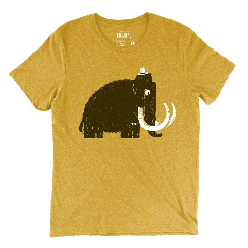 Street Cool Factory 43 Fancy Mammoth slim fit t-shirt mustard yellow