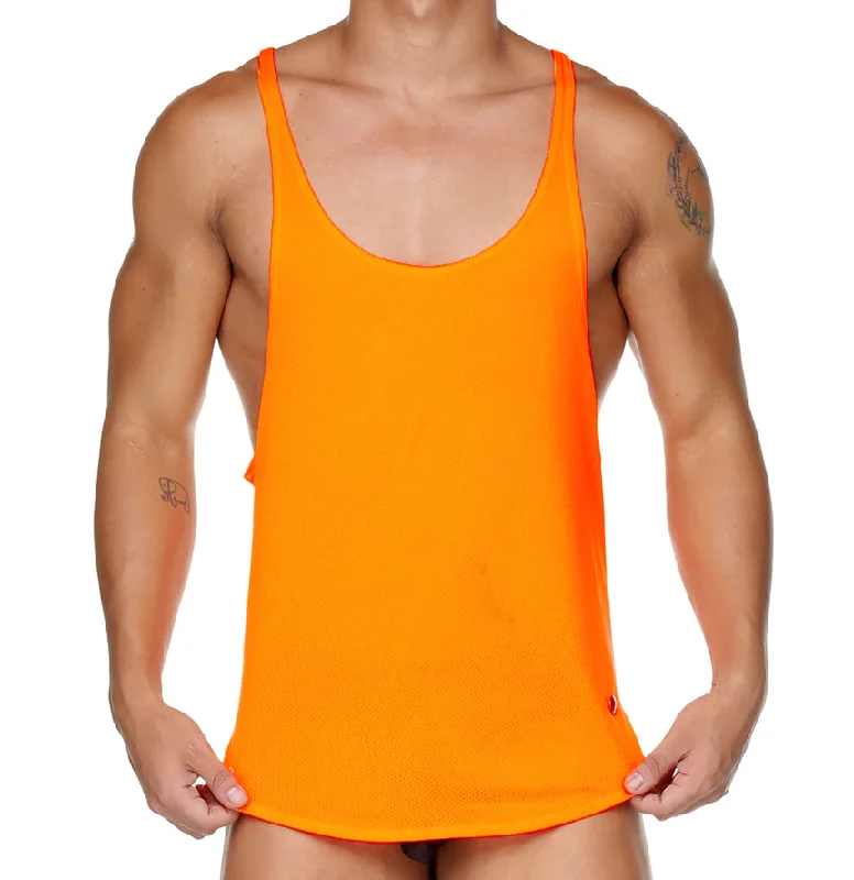 Girl Style Gigo Arab tank micromesh orange
