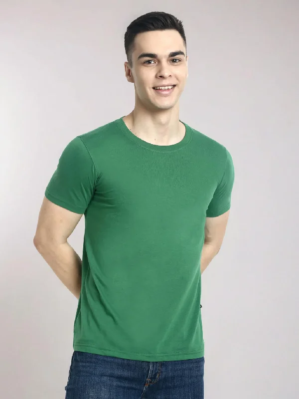 Cozy Fitting Cam Men's Green T-shirt