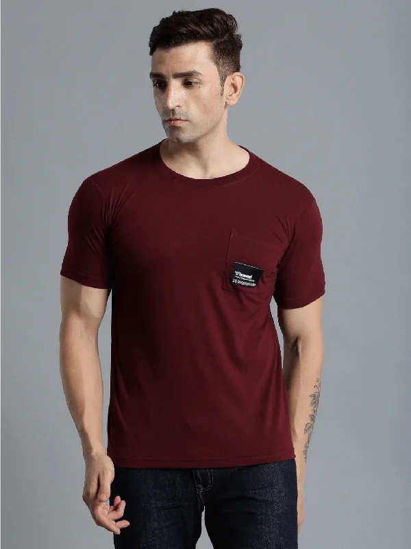 Personalized Series Hummel Cavo Mens Burgundy T-Shirt
