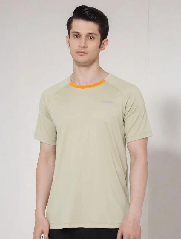 Trendy And Casual Jish Round Neck Half Sleeve Solid Regular fit Polyester T-shirt for Men Comfortable Breathable Fabric Stretchable for Everyday Use Ideal for Yoga Training Gym Running or Performance Trendy And Casual Jish Round Neck Half Sleeve Solid Regular fit Polyester T-shirt for Men Comfortable Breathable Fabric Stretchable for Everyday Use Ideal for Yoga Training Gym Running or Performance