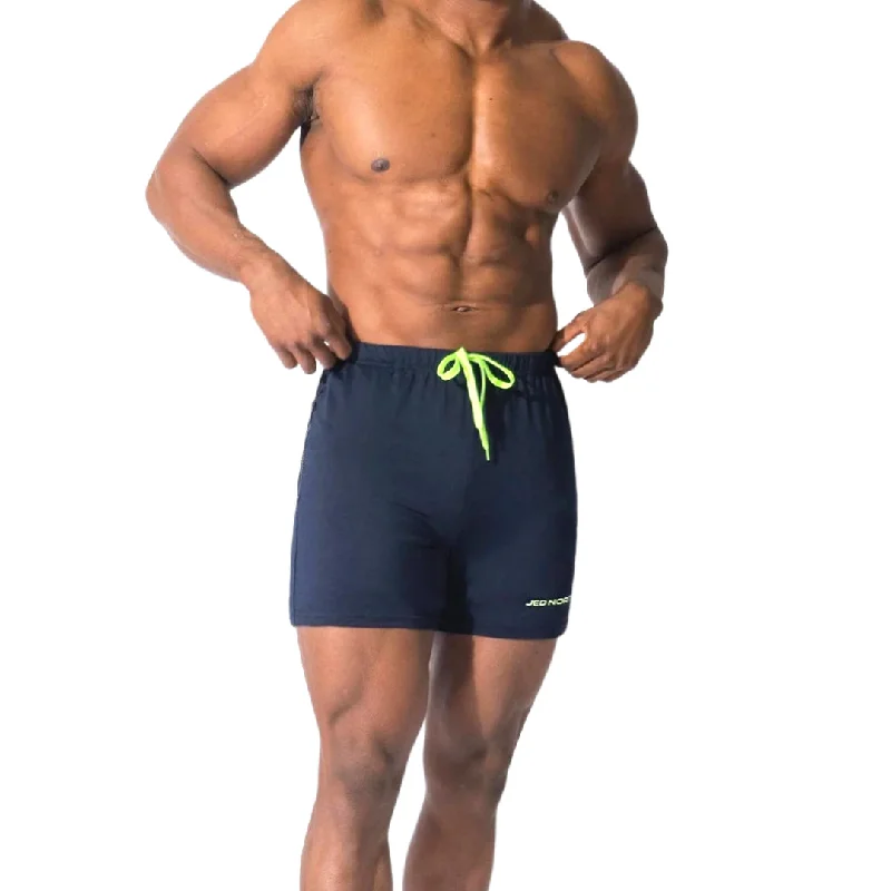 All-Day Wear Jed North Agile 4" gym short w/zipper pockets navy