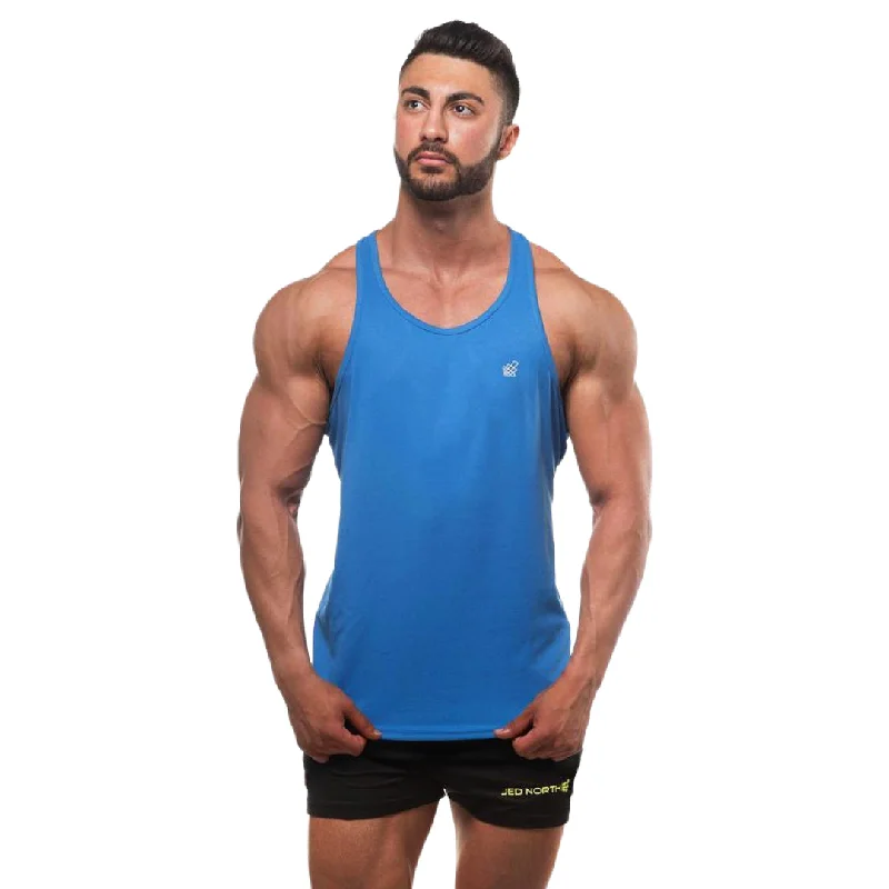 Refreshing Design Jed North Microfiber Dri-fit tank blue