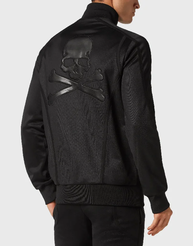 Free And Casual Jogging Zipped Jacket Skull&Bones