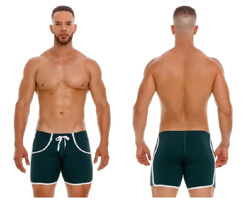 Comfy Layers JOR 2134 Wimbledon Athletic Shorts Color Green