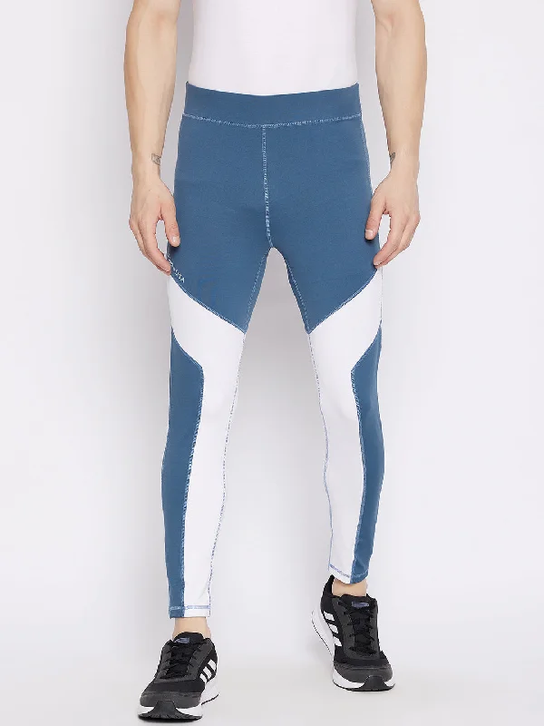 Urban Style JUMP USA Men Blue Active Wear Tights