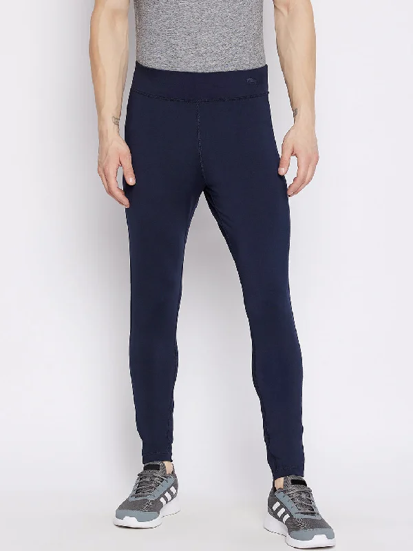 Elegant Design JUMP USA Men Blue Active Wear Tights