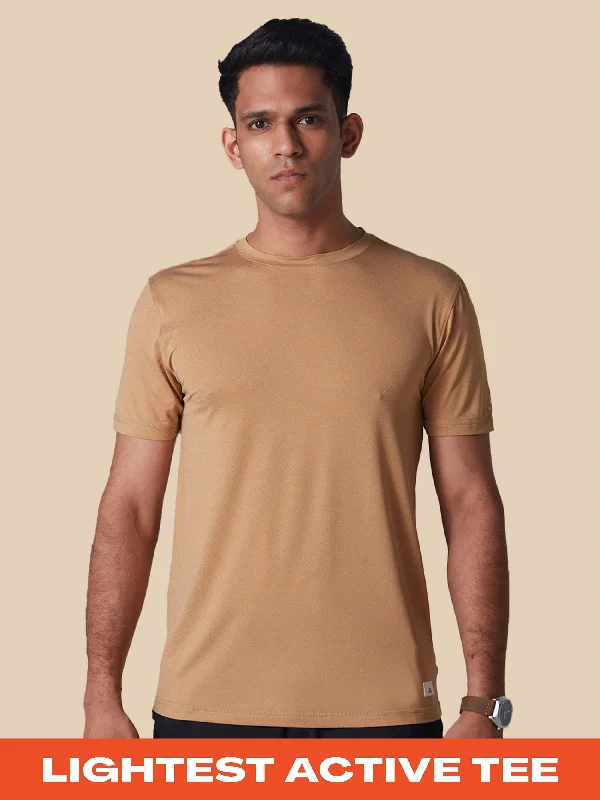 Cozy Vibes Active Lite Anti-Odour T-shirt Coffee