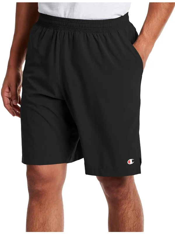 Elegant And Lazy Mens Logo Fitness Shorts