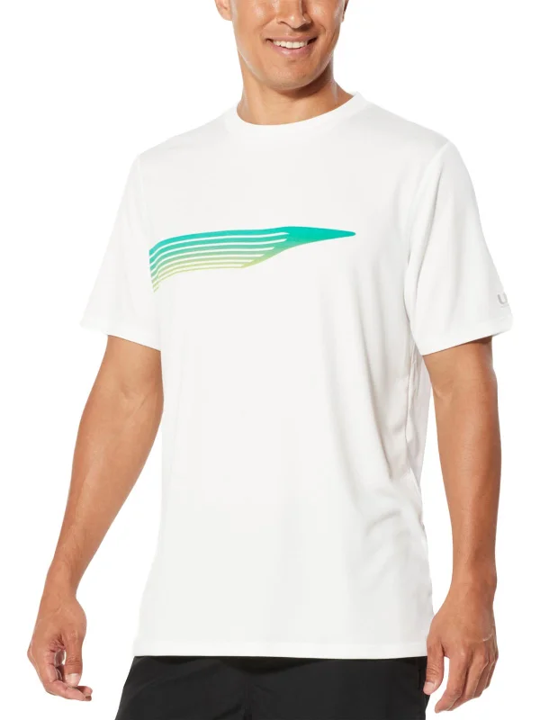 Exquisite Details Mens Swimming Fitness T-Shirt