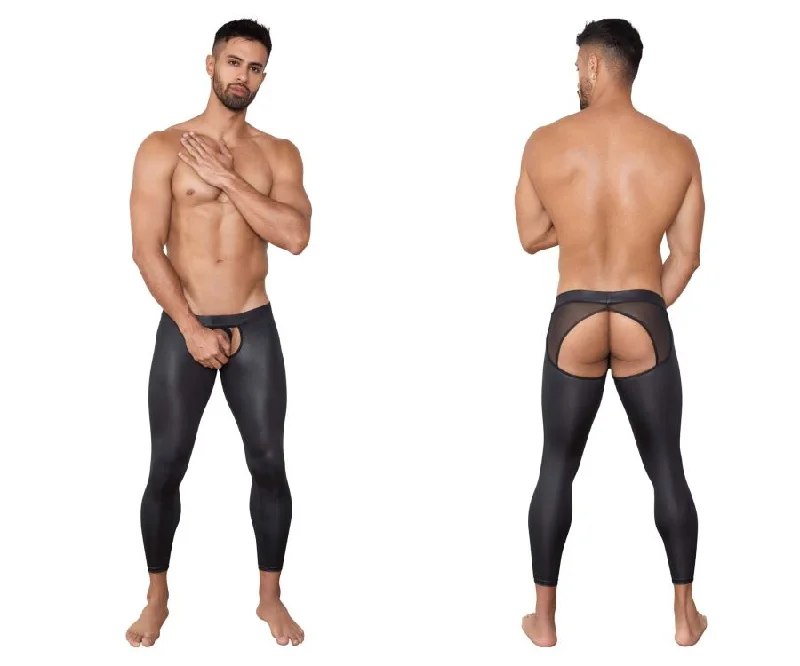 Cozy Chic Trends Pikante PIK 0834 Dirty Athletic Pants Color Black