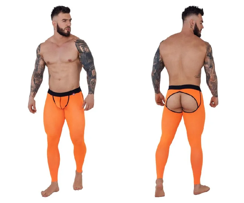 Soft Fabric Looks Pikante PIK 1271 Sonar Athletic Pants Color Orange