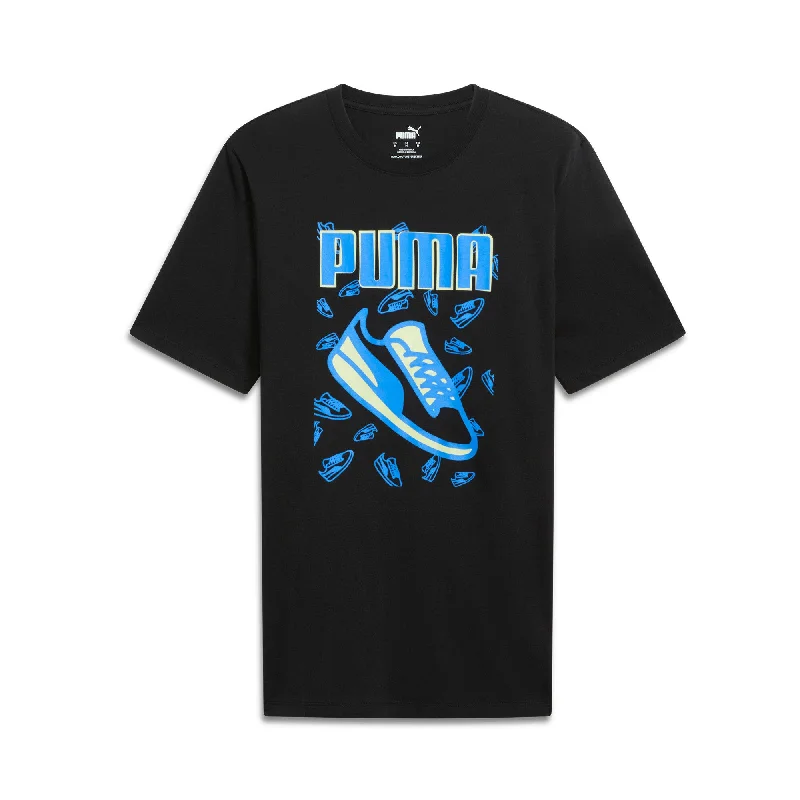 Breathable Comfort PUMA Men's Sneakers Graphic Tee