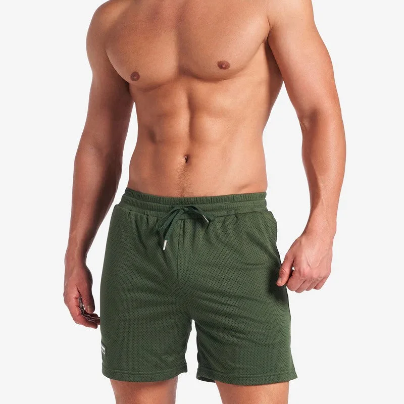 Comfortable Fashion Looks Teamm8 S.S.C 6" mesh short forest green
