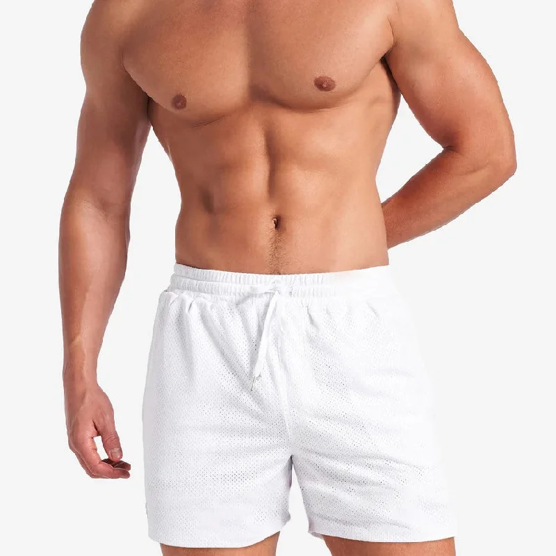 Smart Comfort Wear Teamm8 S.S.C 6" mesh short white