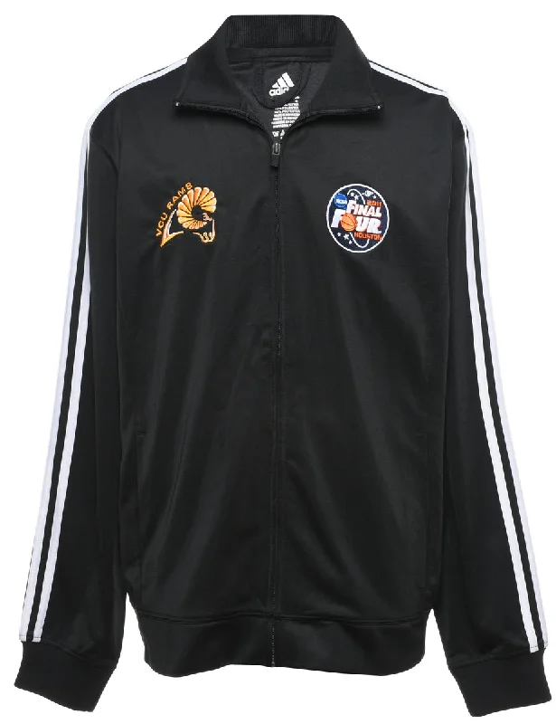 Classic Items Adidas Black Embroidered Track Top - M