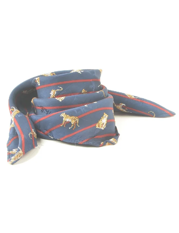 Youthful Animal Print Head Scarf - S