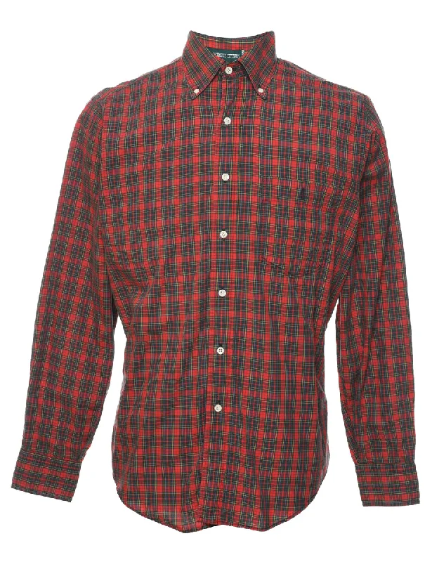 Modern City Bill Blass Checked Shirt - M