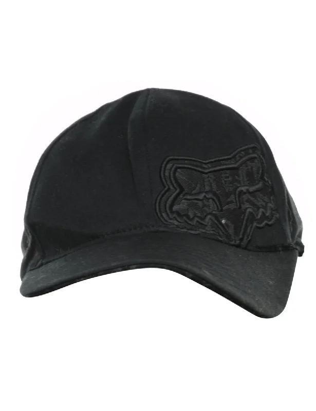 Artistic Temperament Black Embroidered Cap - XS