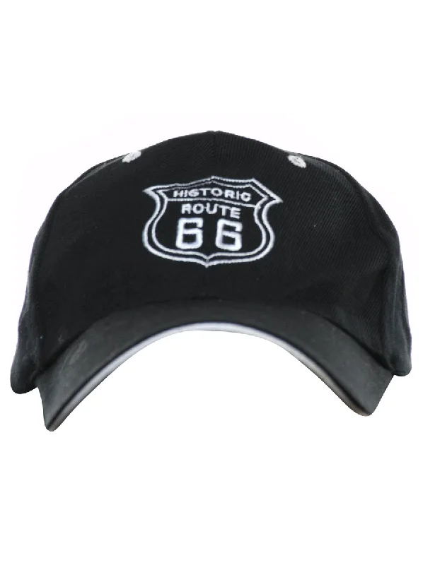 Fashion Selection Black Embroidered Cap - XS