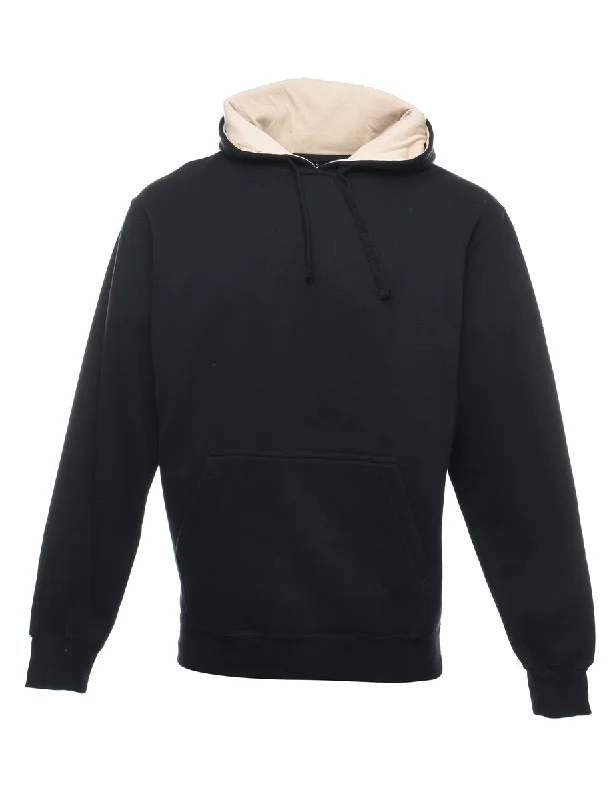 Perfect Tailoring Black Hooded Sweatshirt - M