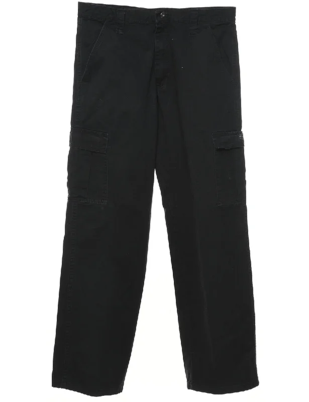Comfortable Fashion Black Trousers - W32 L32