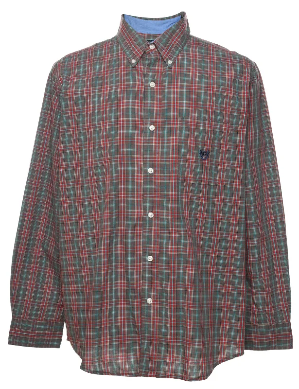 Versatile Casuals Chaps Checked Shirt - L