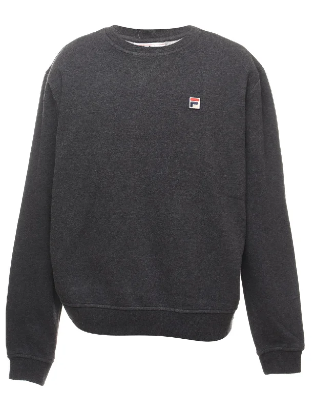 Minimalism Fila Plain Sweatshirt - XL
