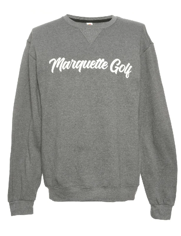 Cozy Outerwear Fruit of the Loom Printed Sweatshirt - M