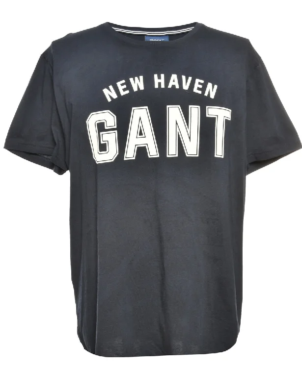 Breathable Style Gant Printed T-shirt - M