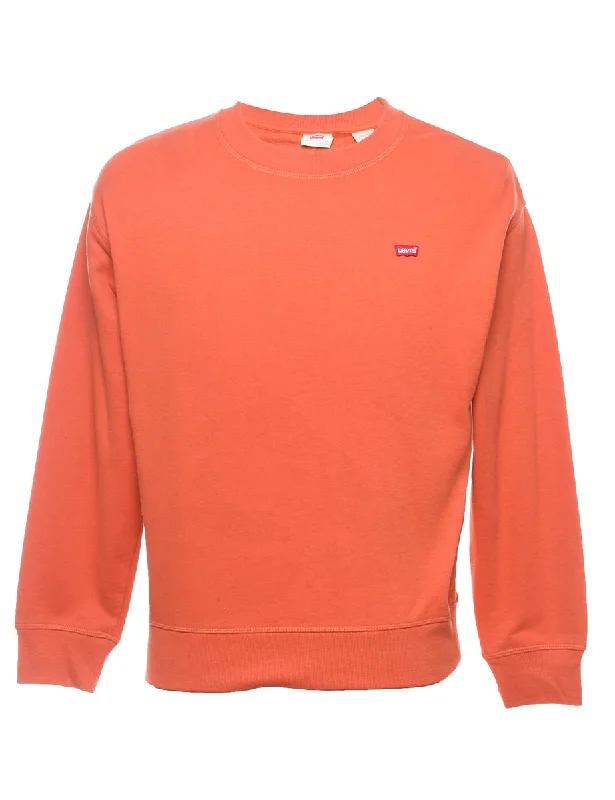 Everyday Chic Levi's Orange Plain Sweatshirt - S
