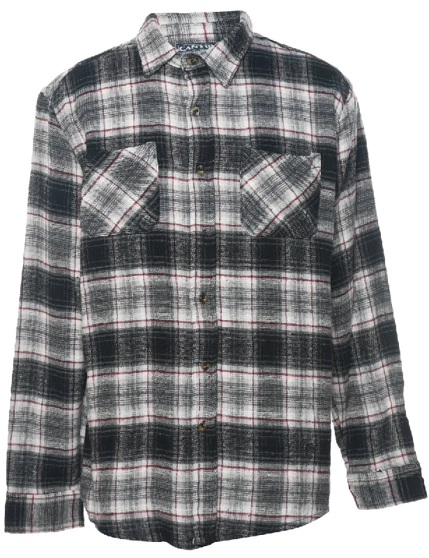 Fresh And Natural Long Sleeved Checked Shirt - M