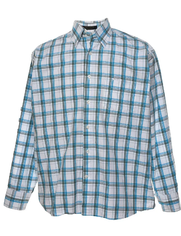 Effortless Looks Long Sleeved Checked Shirt - M
