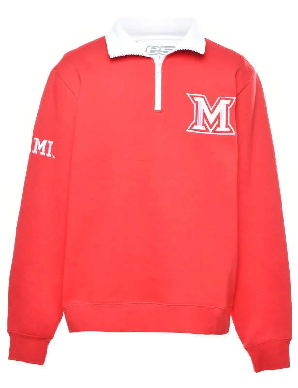 Elegant And Charming M Embroidery Sweatshirt - S