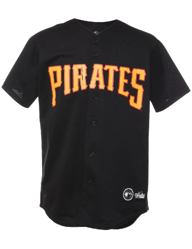 Fresh And Natural MLB Pirates Black & Yellow Jersey - M