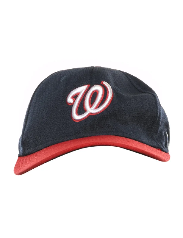 Celebrity Style Navy MLB Sporty Cap - XS