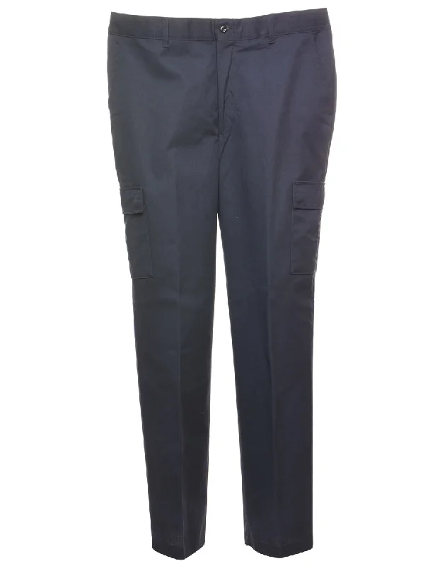 Light Layers Navy Suit Trousers - W36 L34