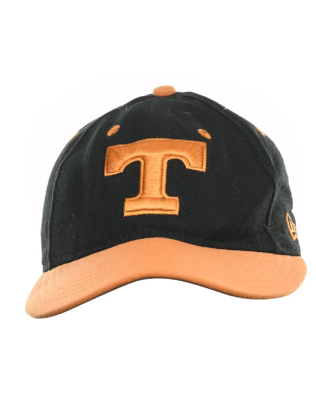 Exquisite Fabrics New Era Black & Orange Cap - XS