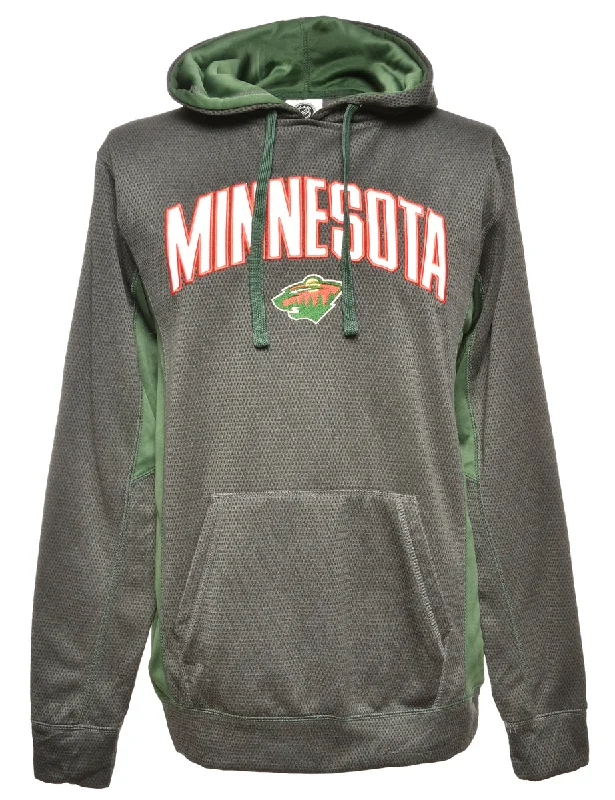 Urban Design Sense NHL Minnesota Hooded Sports Sweatshirt - L