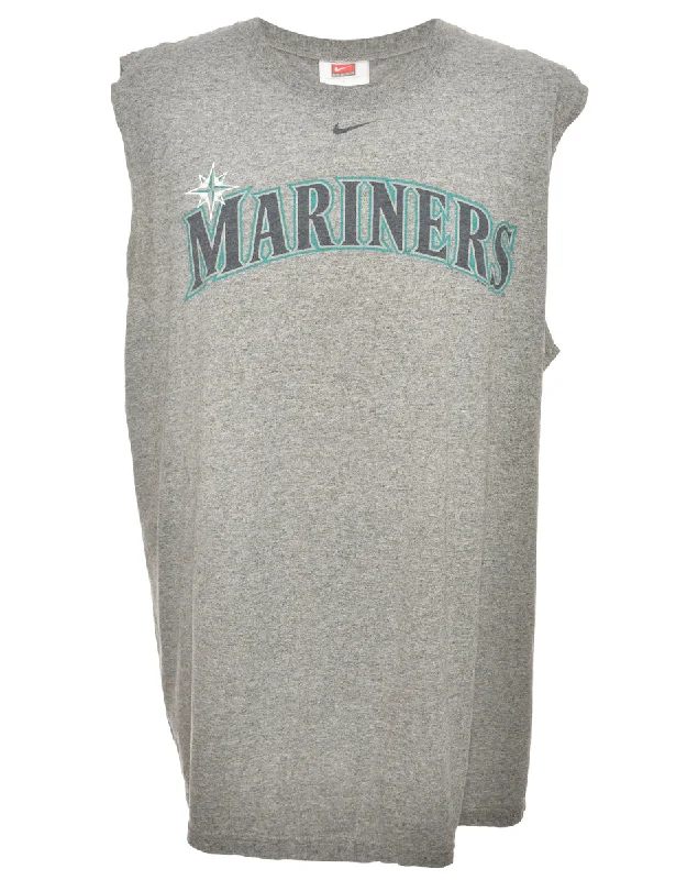 Trendy Casuals Nike Mariners Printed T-shirt - L