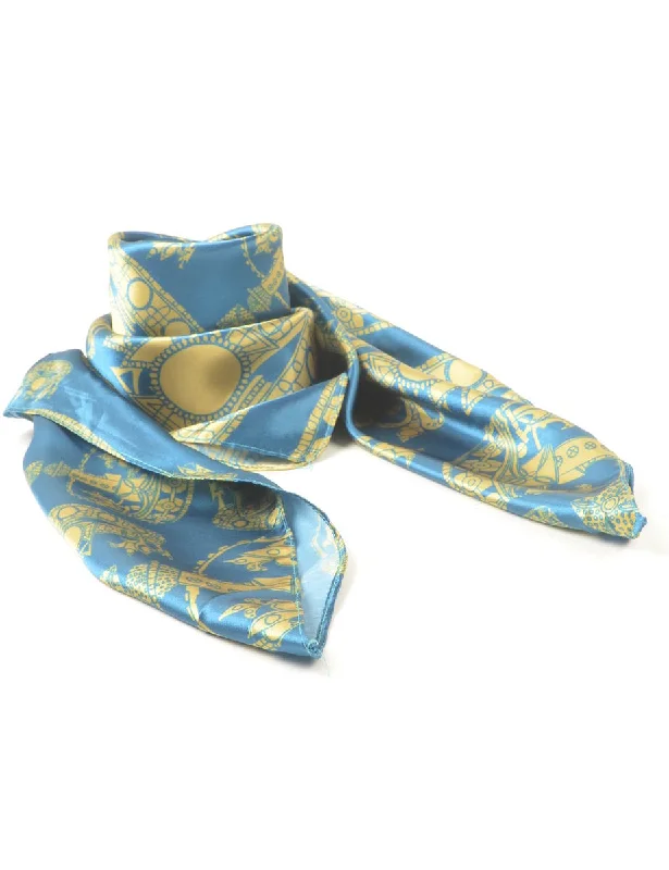 Luxury Classic Novelty Print Head Scarf - M