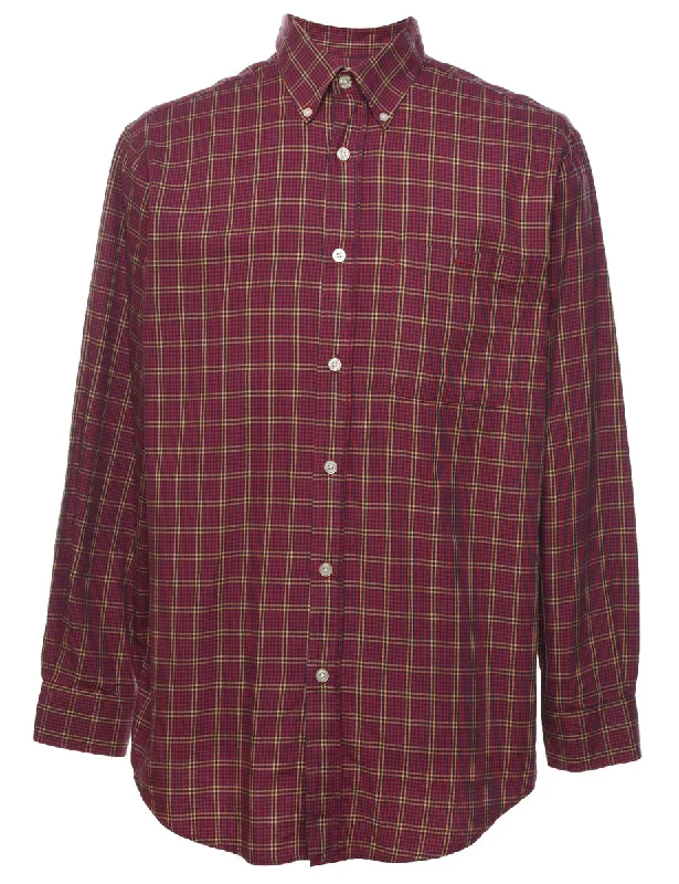 Easy Wear Chic Orvis Red Checked Shirt - M
