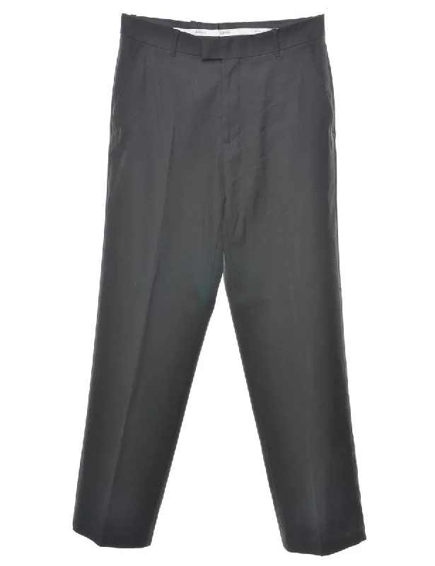 New Autumn And Winter Styles Perry Ellis Black Classic Suit Trousers - W30 L29