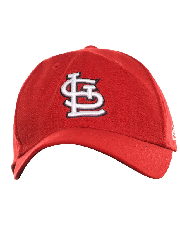 Noble Temperament Red Embroided Cap - M