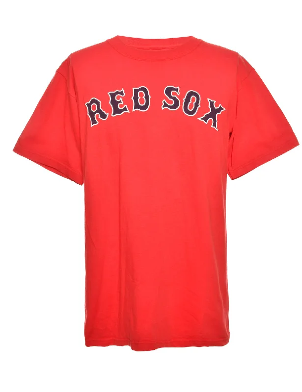 Unique Prints Red Sox Sports T-shirt - L