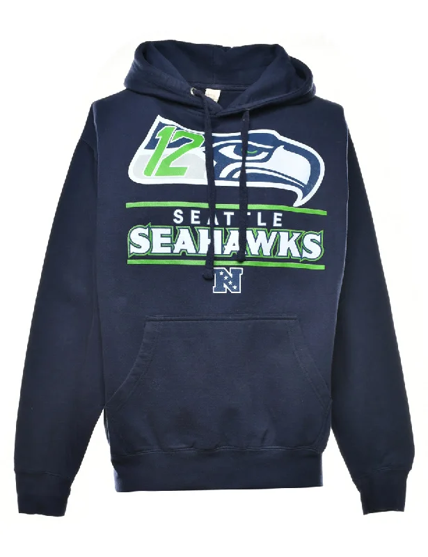 Classic Comfort Seattle Seahawks Printed Hoodie - S