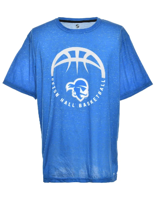 Summer Comfort Seton Hall Basketball Sports T-shirt - L