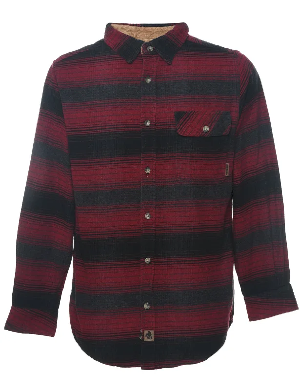 Celebrity Style Striped Shirt - M