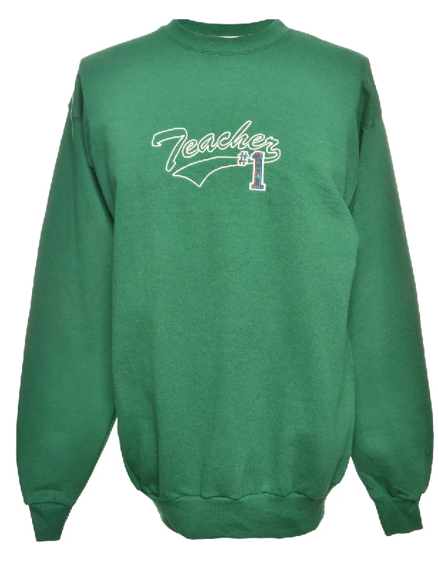 Advanced Design Teacher Embroidered Sweatshirt - L